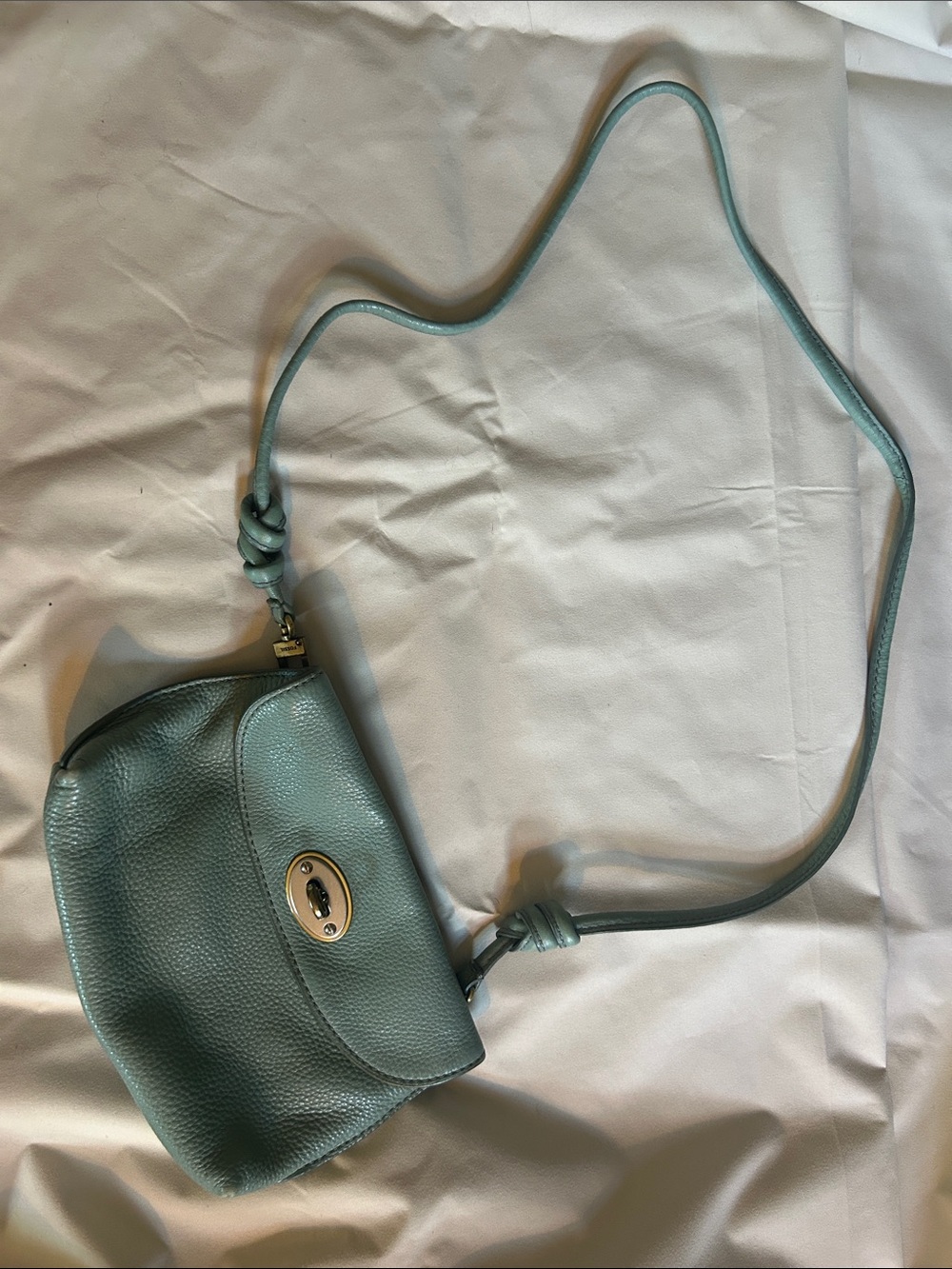 Light blue fossil crossbody